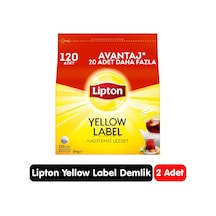 Lipton Yellow Label Demlik Poşet Çay 120 Adet 2 Paket