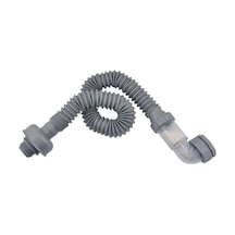 Suntek Genişletilmiş Lavabo Drenaj Borusu Mutfak Havzası Gri