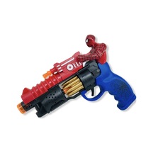 Spiderman Pilli Işıklı Sesli Örümcek Adam Tabanca