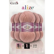 Cotton Gold - 161 Pudra - 5'li Paket - 100gr/330m - Pamuklu Hırka Yelek Amigurumi İpi