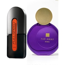 Avon Far Away Rebel Kadın Parfüm EDP 50 ML + Full Speed Erkek Parfüm EDT 75 ML