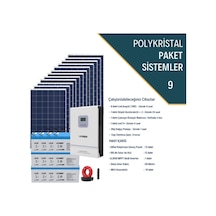 Polykristalli Büyük Ev Paketi Paket 9