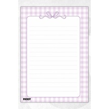 A5 Bloknot Çizgili Defter - 50 Yaprak - Memopad - Notepad - Not Defteri - Not Kağıdı - 3881 Çok Renkli
