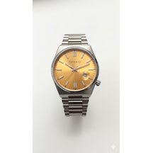 Ferrucci Erkek Kol Saati Gümüş Renk, Turuncu Kadran - Fc03223m.04, 2 Yıl Garantili Gümüş