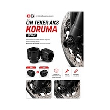 Bmw F700 Gs Ön Teker Aks Koruma Siyah 639s28
