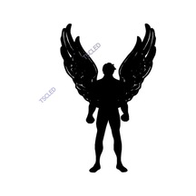 Kanatlı Adam Sticker Yapıştırma 17Cm