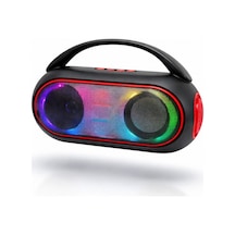 Platoon Pl-4693 Bluetooth Rgb Işıklı Speaker Bt / Usb / Sd Kart Girişli Taşınabilir Hoparlör