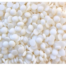 Soya Wax Mum Hammaddesi Doğal Soya Mumu Granül Organik Mum Yapımı İçin 1 Kg Beyaz