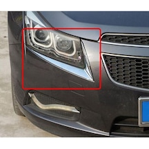 Cruze Far Önü Krom V Şekil Bar 2 Çhc