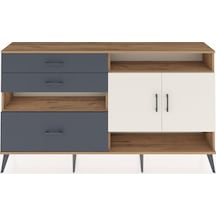 Arges Konsol 4 Raflı 3 Çekmeceli 2 Kapaklı 176x30x99 Çam-aytaşı/a Çam-aytaşı/antrasit