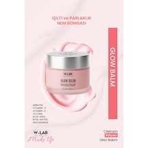 W-lab Cosmetics 4 Etkili Makyaj Balmı Nem,baz,ışıltı Ve Parlaklık Glow Balm 50 Ml