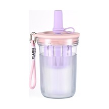 Saplı Öğrenci Sevimli Su Bardağı, Saman Fincanı, Çay Su Ayırma, Taşınabilir Kore Tarzı Içecek, Kahve Fincanı, 480ml Ikjgz2 Diğer