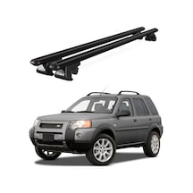 Venüs Land Rover Freelander 1997-2007 Uyumlu Siyah Ara Atkı Port Bagaj Tavan Barı