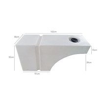 Karavan Su Deposu 100 Litre 102x30x52cm Teker Üstü Uyumlu