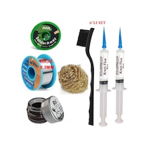 Mechanic Lehim Teli 0,3mm 40gr Havya Uc Temizleyici Rslasm Flux Ve 2uul-2015 Lehim Emme Teli Seti1 St20