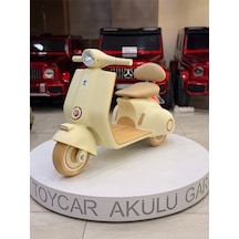Vespa Akülü Motor 3-9 Yaş Yeşil