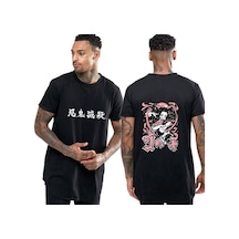 Noıssey Kırmızı Etiket Gala Demon Slayer T Shirt 10374 Siyah