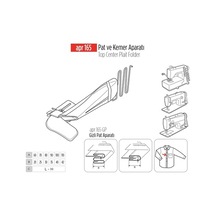 Pat Ve Kemer Aparatı 100mm-40mm / Apr 165