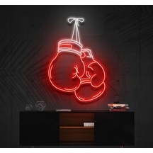 Boks Eldiveni Neon Tabela Kırmızı