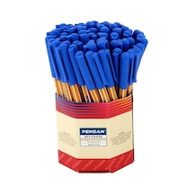 Pensan Tükenmez Kalem Office Pen Mavi 1010 Çok Renkli