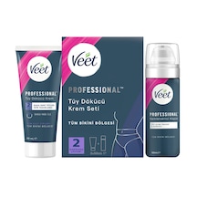 Veet Professional Bikini Bölgesi Tüy Dökücü Krem 2 x 50 ML + Tüy Dökücü Krem 50 ML +  Nemlendirici Köpük 50 ML