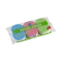 Fine Dreaming Konfor Sünger 3'lü - Yüksek Emici Ergonomik Sünger 8'li Avantaj Paketi - 8 Adet Tarı