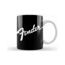 Fender Music Bass Guitar Design Kupa Bardak Porselen Karışık