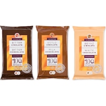 Altınmarka Bitter + Sütlü + Beyaz Çikolata Kuvertür 3 x 2500 G