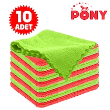 Pony Mikrofiber Temizlik Bezi 10'lu