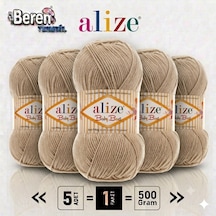 Baby Best - 256 Safari - 5'li Paket - 100gr/240m - Bebek İpi - Anti Pilling Tüylenmez İp