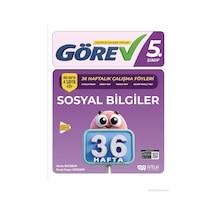 Nitelik Görev 5. Sınıf Sosyal Bilgiler 36 Haftalık Föy 3087