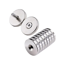 10 Adet 25x10/5x5,5 Mm Neodyum Mıknatıs Havşa Delikli Magnet Vida Atılabilir N35 Nikel Paslanmaz 10 Adet 25x10/5x5,5 Mm Neodyum Mıknatıs Havşa Delikli Magnet Vida Atılabilir N35 Nikel Paslanmaz