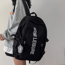 Szypzstore Okul Çantası Üniversite Öğrencisi Tasarım Niş Lise Öğrencisi Ortaokul Doğum Günü Moda Markası Amerikan Seyahat Bilgisayar Sırt Çantası V6amjl Siyah - Sarı