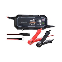 Ebitda 1500ma Motosiklet Akü Şarj Cihazı Otomatik Bakım 12v Akü Şarj Aleti Araba Siyah
