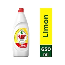Fairy 650 Ml Sıvı Deterjan Limon Kokulu
