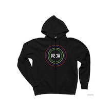 Bloc Party Four Siyah Fermuarlı Kapşonlu Sweatshirt