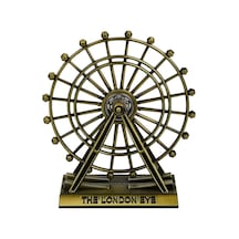 Dekoratif Metal The London Eye Biblo Dönme Dolap Biblo 9 Cm