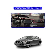 Honda Cıvıc Fb7 2011-2015torpido Koruma Halısı Mavi Kenar