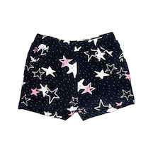Lovetti Kız Çocuk Crayon Stars Desen Cepli Şort 8782 Çok Renkli