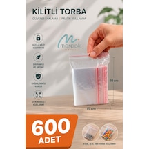 Kilitli Naylon Torba 15X18 Cm 600 Adet