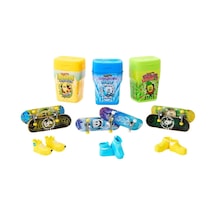 Htp10 Hot Wheels Skate İkili Parmak Kaykay Kutusu Aromalı Sakız Kutusu Temalı