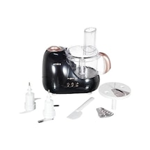 Prokit 444 Mini Mutfak Robotu, 600 W, 1 L Hazne, Hamur Karıştırma, Paslanmaz Çelik Bıçak, Rose Acı Kahverengi