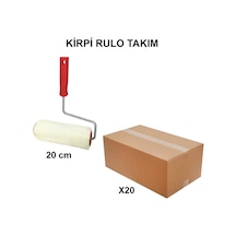 20 Cm Kirpi Rulo Takım, 20 Adet Profesyonel Kullanım