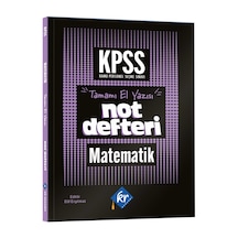 KPSS Matematik Konu Anlatımı Defteri Kr Akademi