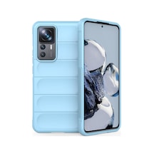 Mi 12t Pro Kılıf Optimum Silikon - Sky Blue Düz Renkli