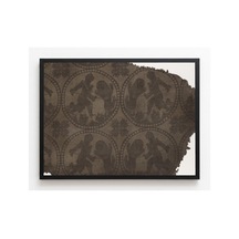 Anonim Aslan Mızraklayan Kral Madalyonları Çerçevesiz Poster 21x30 Cm A4 Geometrik Desen Etnik