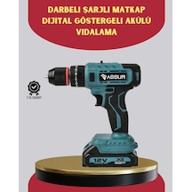 Hnrlıshp 18 Parça Dijital Matkap Seti Çift Bataryalı