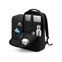 Bybars Laptop Sırt Çantası Siyah İç Bölmeli Bilgisayar Çantası 15.6 İnç Uyumlu Günlük, Okul, İş Ve Seyahat İçin Çok Bölmeli Unisex Sırt Çantası