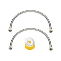 Noyan 3/8 3/8 Spiral Klozet Bağlantı Hortumu Flexi 50 Cm 2'li Fleks Sızdırmaz Teflon Bant Diğer