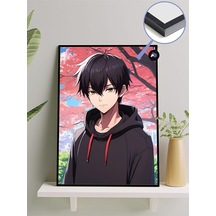 Pster667 Anime Erkeği Manga Anime Çerçeveli Tablo - Çerçeveli Poster 50 X 70
